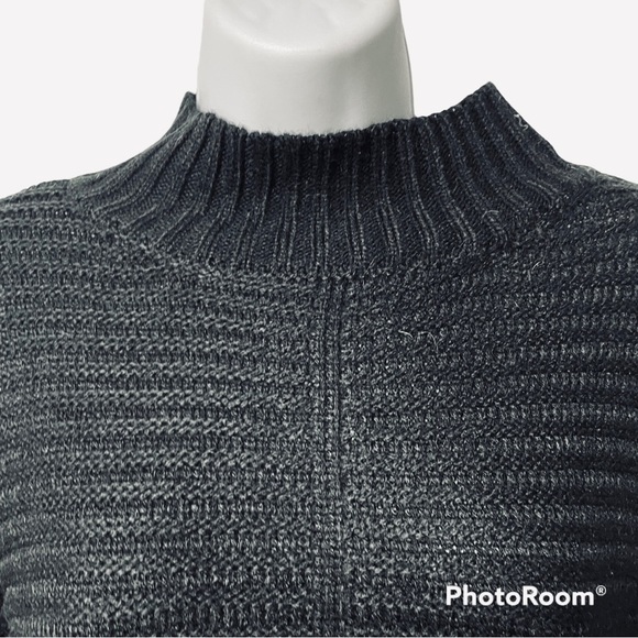 SOLD. Apt 9 New plus XXL mock Neck Acrylic Super Soft Pullover Black oversized - Picture 2 of 8